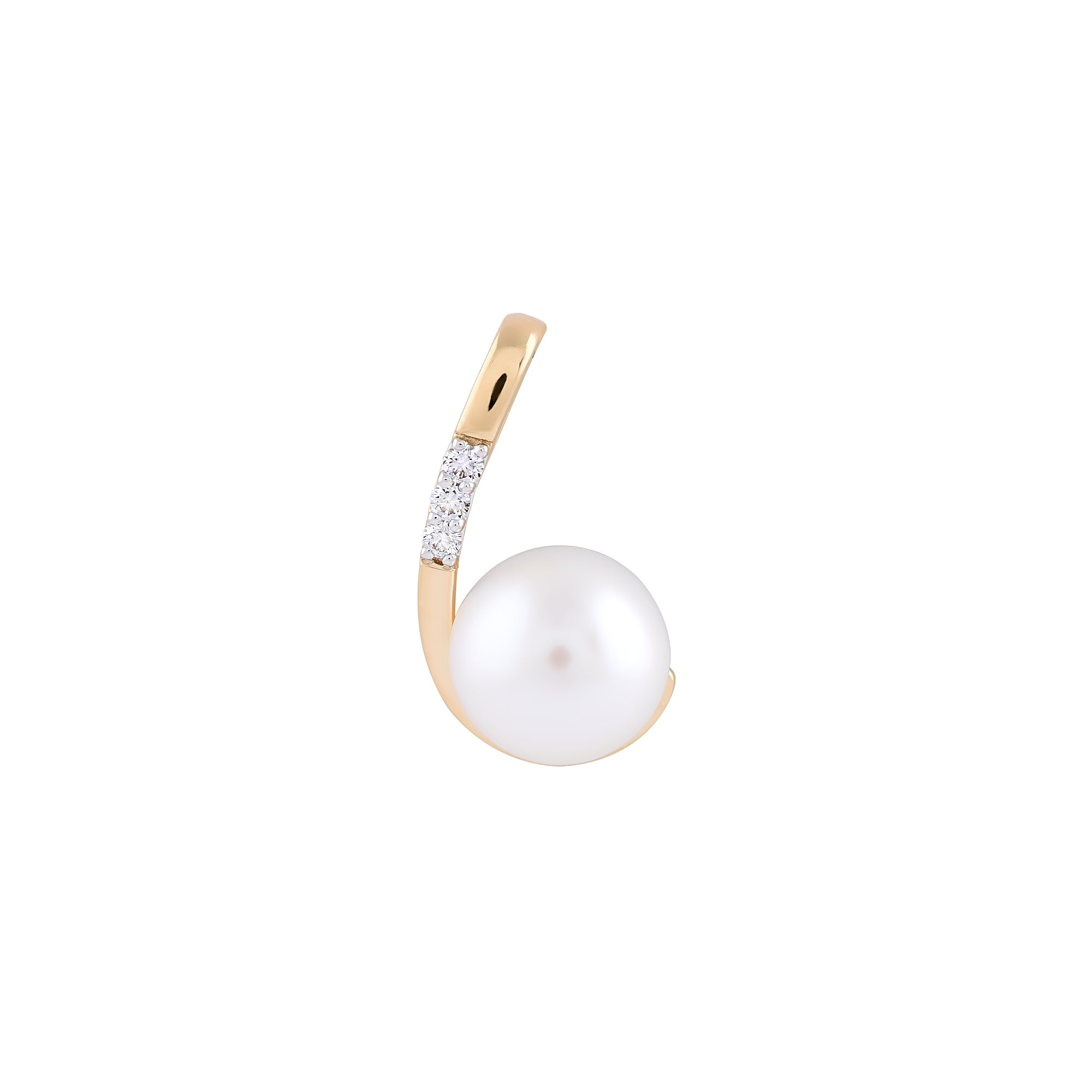 Pearl Hook Diamond Pendant